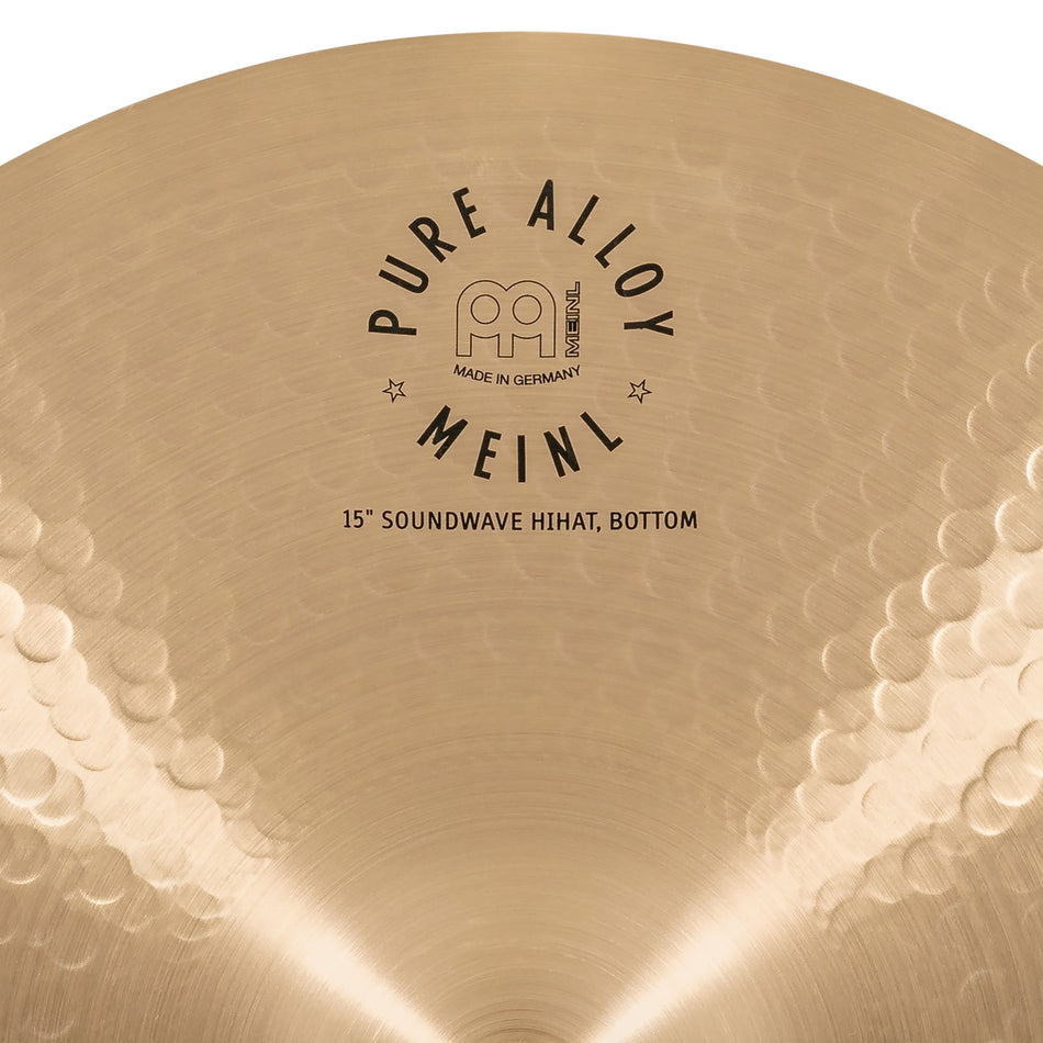Meinl Pure Alloy 15" Soundwave Hi-Hat Cymbals Pair PA15SWH