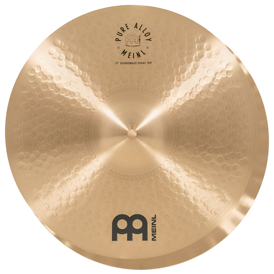 Meinl Pure Alloy 15" Soundwave Hi-Hat Cymbals Pair PA15SWH
