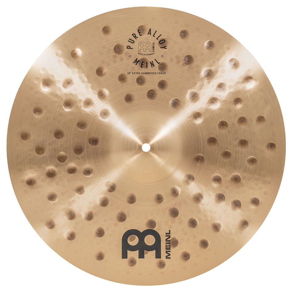 Meinl Pure Alloy 18 inch Extra Hammered Crash Cymbal PA18EHC