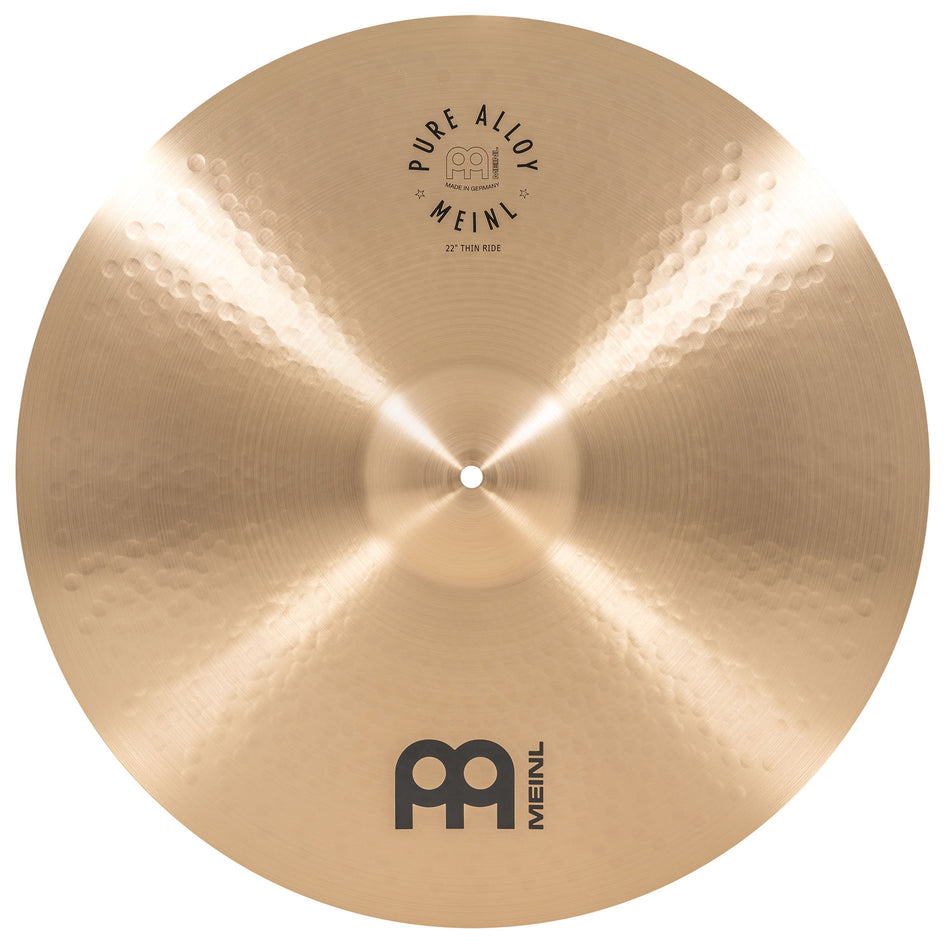 Meinl Pure Alloy 22 inch Thin Ride Cymbal PA22TR