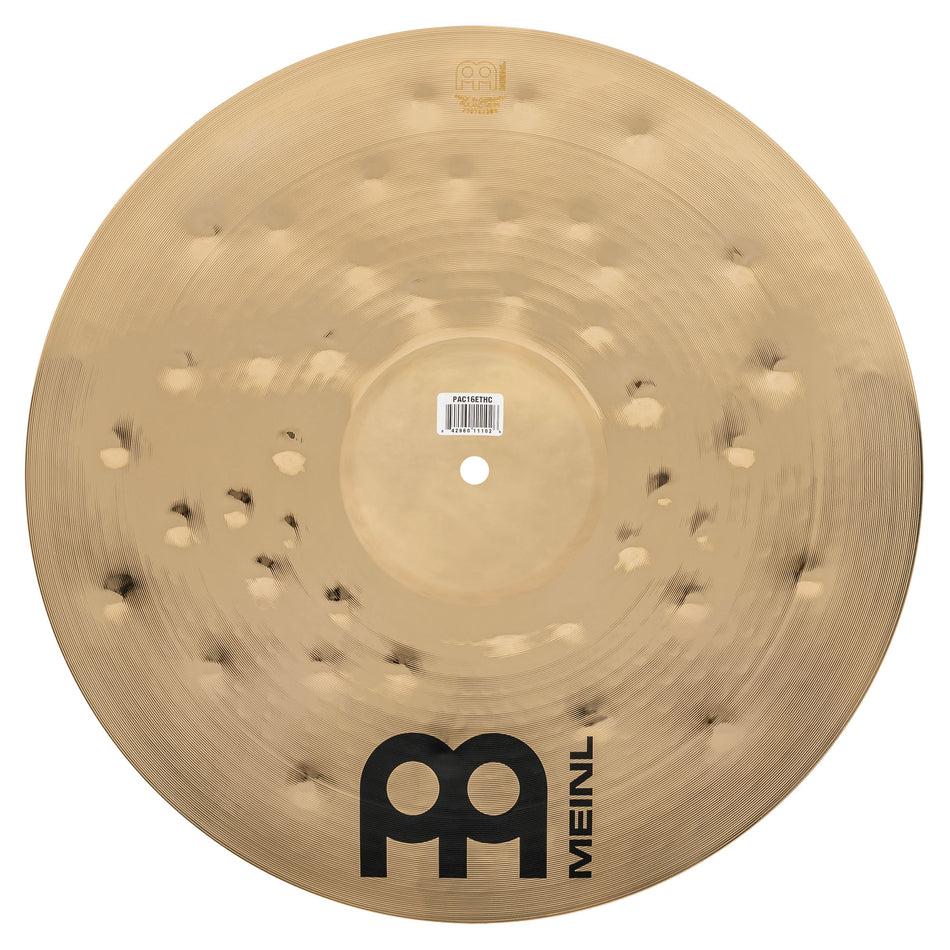 Meinl Pure Alloy Custom 16 inch Extra Thin Hammered Crash Cymbal PAC16ETHC