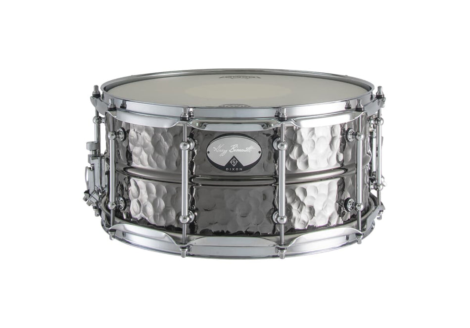 Dixon Artisan 14x6.5 Snare Gregg Bissonette - 1mm Hammered Beaded Brass