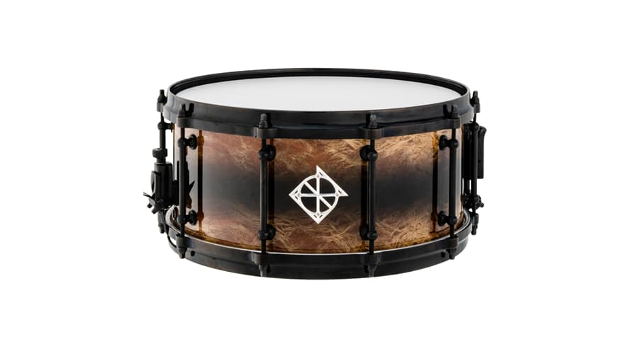 Dixon Artisan 14x6.5 Snare PMT Black Reverse Burst