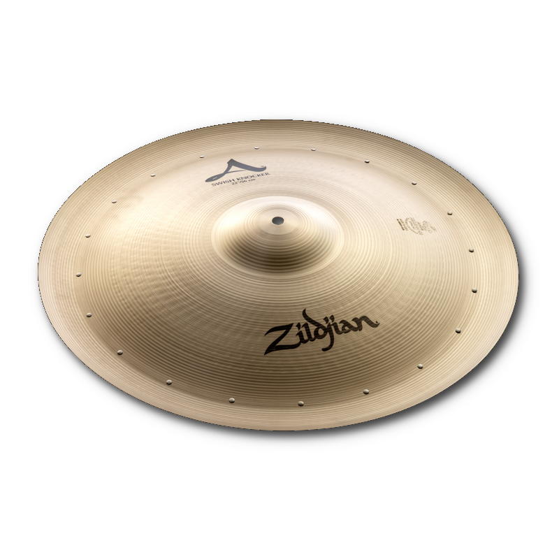 ZILDJIAN 22" AVEDIS SWISH KNOCKER WITH 20 RIVETS