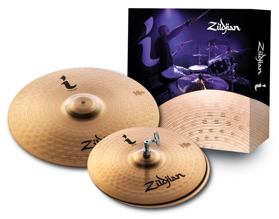 ZILDJIAN I FAMILY ESSENTIALS CYMBAL PACK BOX SET (14H, 18CR)