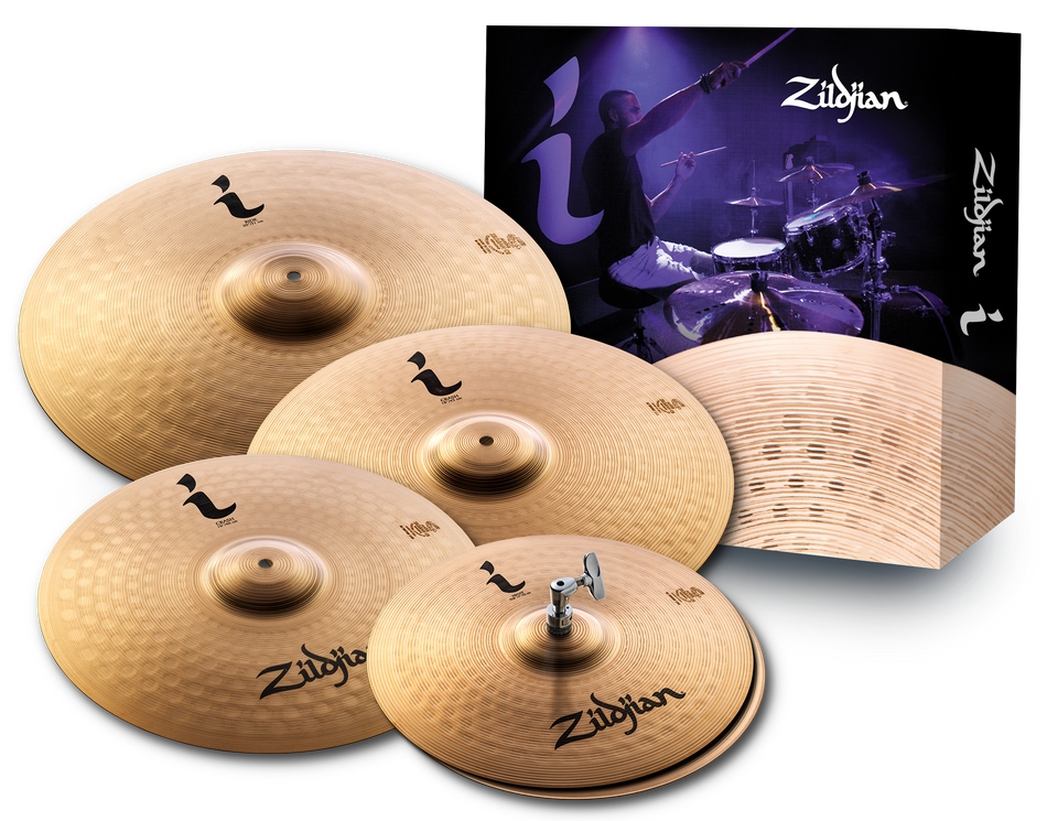 ZILDJIAN I FAMILY PRO GIG CYMBAL PACK BOX SET (14H, 16C, 18C, 20R)