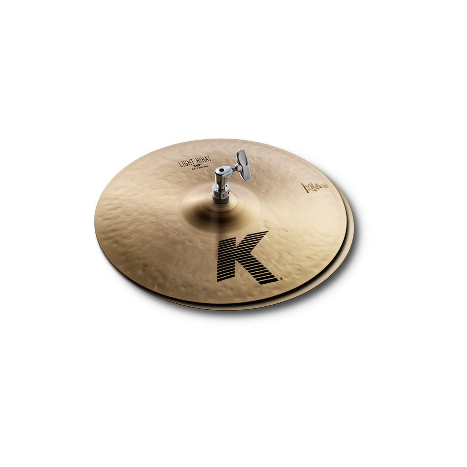 ZILDJIAN 14" K LIGHT HI-HAT CYMBALS PAIR