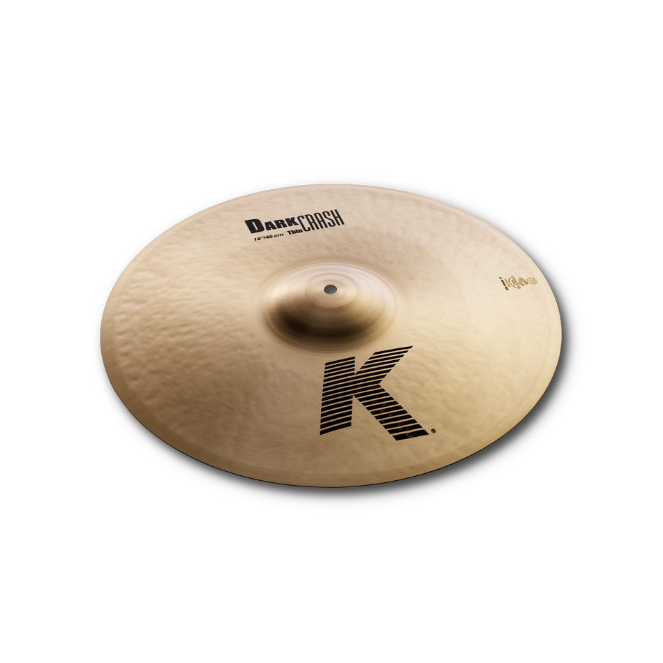 ZILDJIAN 18" K DARK THIN CRASH CYMBAL