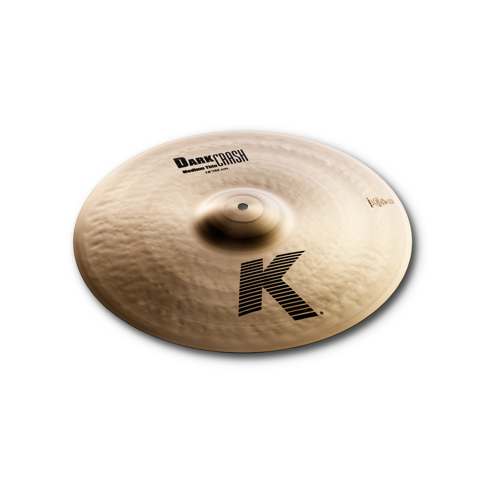 ZILDJIAN 18" K DARK MEDIUM THIN CRASH CYMBAL