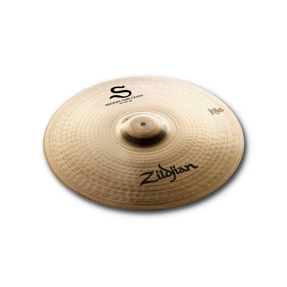 ZILDJIAN 18" S MEDIUM THIN CRASH CYMBAL
