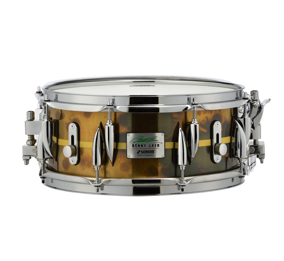 Sonor Benny Greb Signature 1.2mm Brass 13" X 5.75" Snare Drum