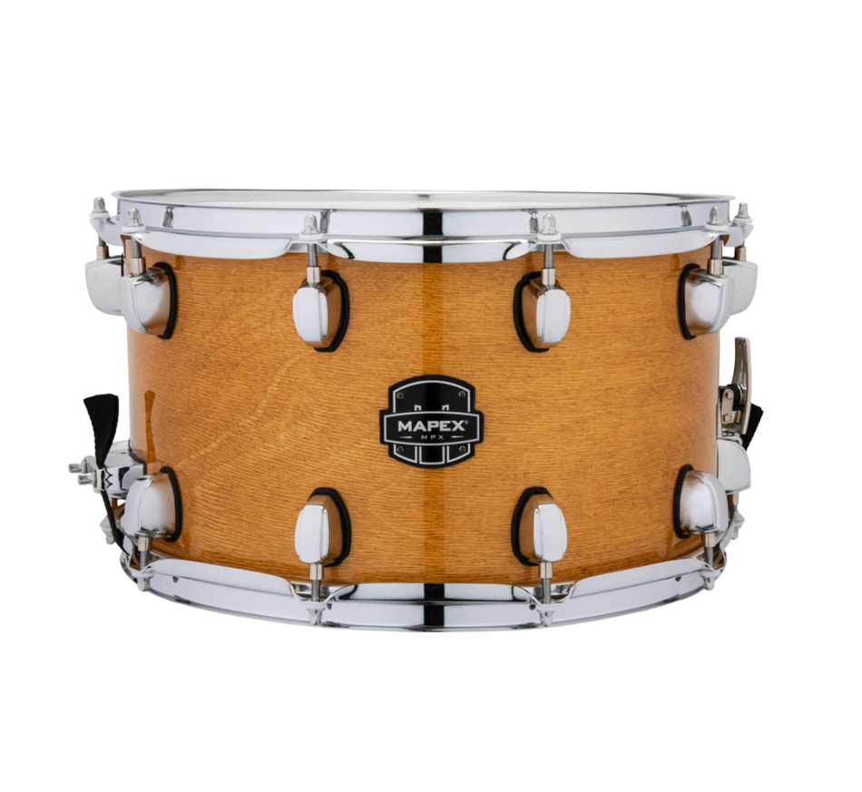 Mapex MPX Maple/Poplar Hybrid Shell Snare Drum Black 14x8"