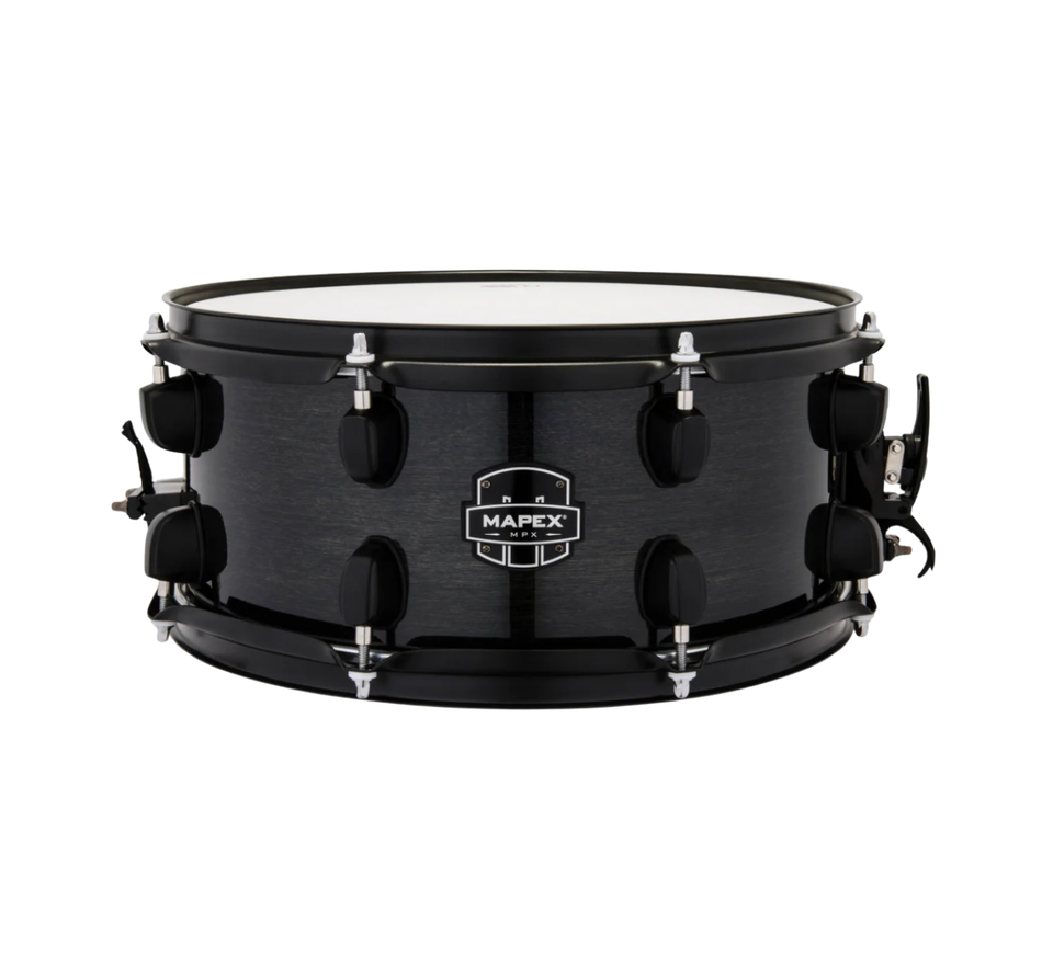 Mapex MPX Maple/Poplar Hybrid Shell Snare Drum Black 14x6.5"