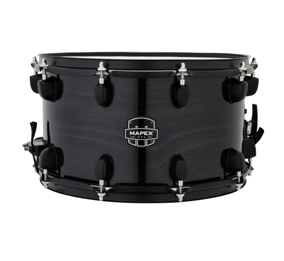 Mapex MPX Maple/Poplar Hybrid Shell Snare Drum Black 14x8"