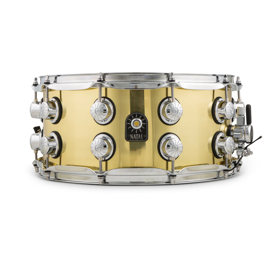 Natal Brass Snare Drum | 13x7"