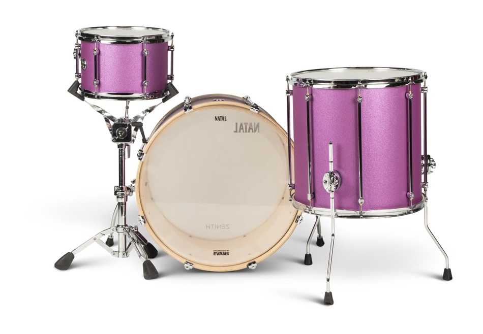 Natal Zenith Vintage Style Drum Kit  Pink Frost