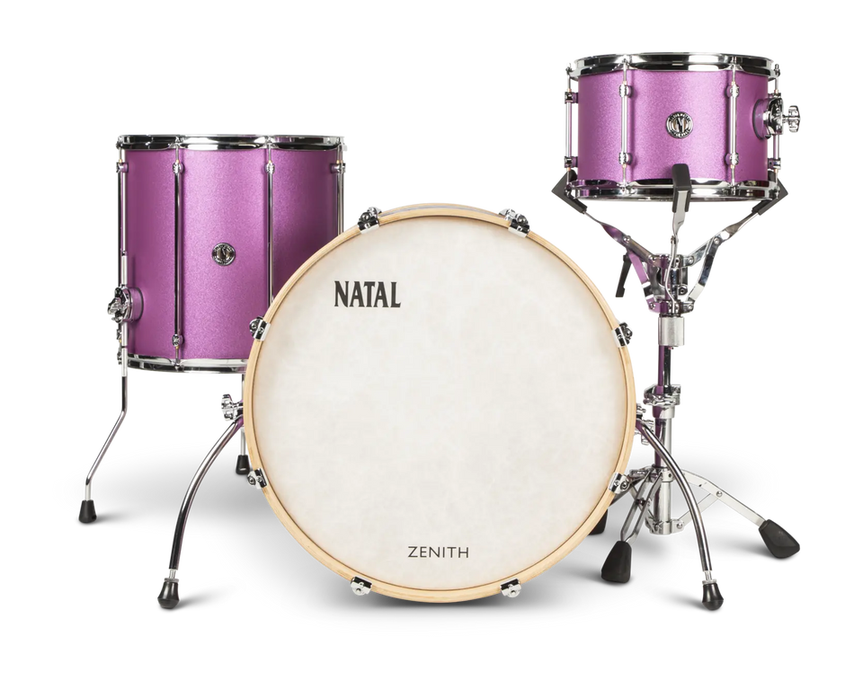 Natal Zenith Vintage Style Drum Kit  Pink Frost