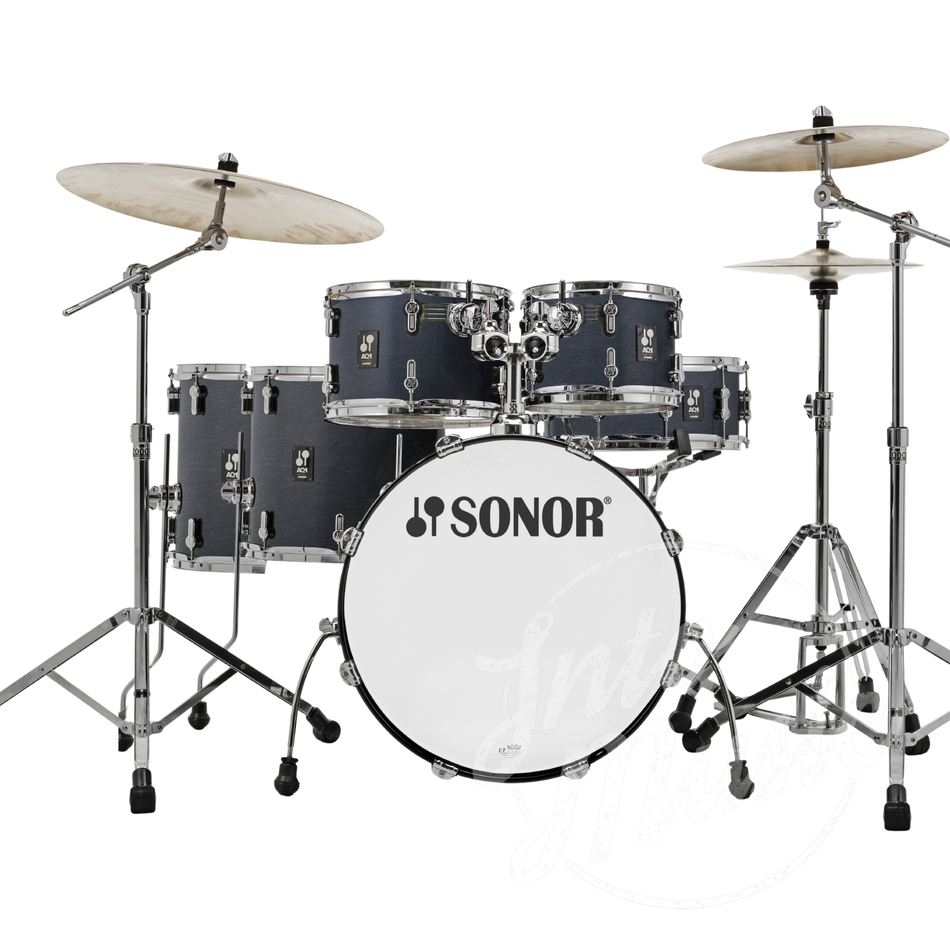 Sonor AQ1 6pc Studio Set With 2000 Series Hardware – Limited Edition Satin Black