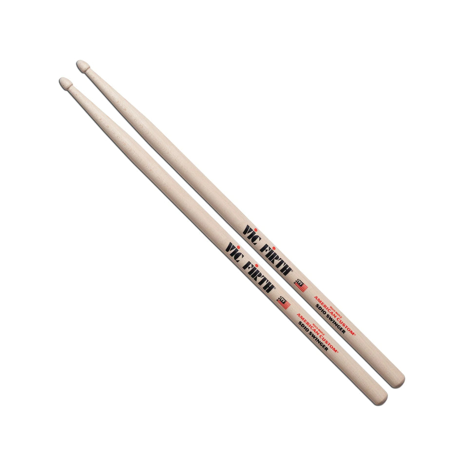 Vic Firth SD10 Swinger Drumsticks American Classic, Wood Tip