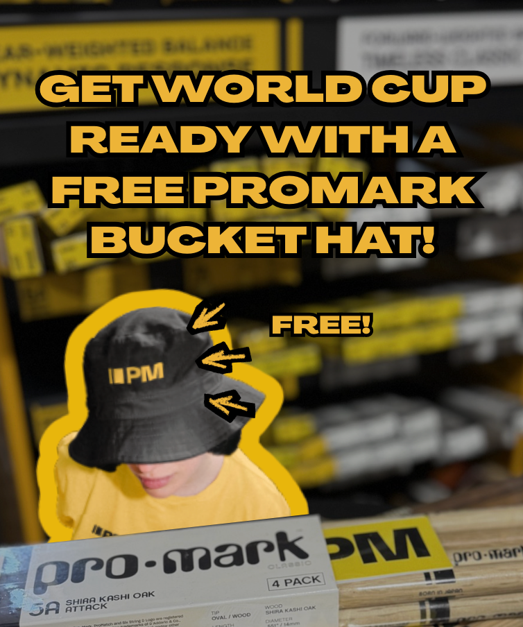 FREE ProMark Bucket Hat with ANY ProMark Stick Order