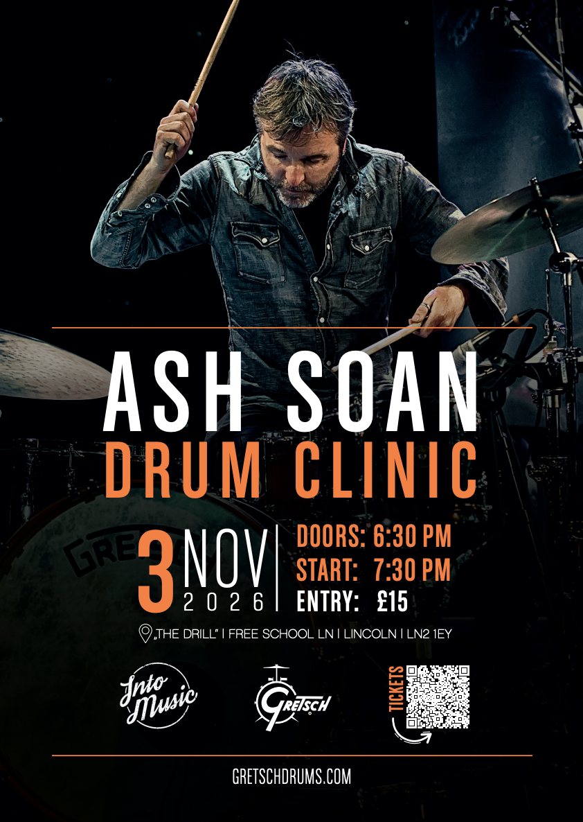 Ash Soan Drum Clinic with Gretsch | The Drill, Lincoln | 3rd November 2026
