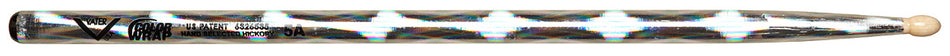VATER - 5B Colour Wrap Wood Tip - Silver Optic