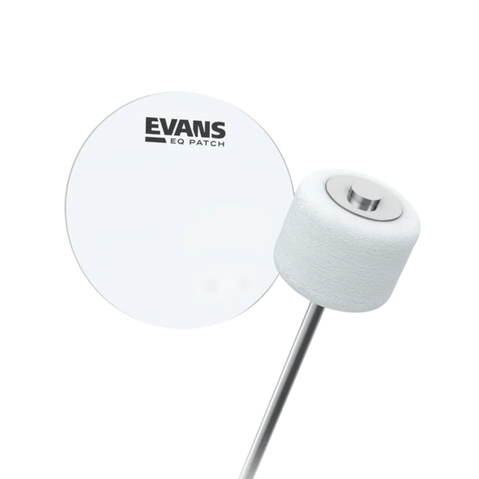 Evans EQ Pedal Patch, Clear Plastic (2 pack)