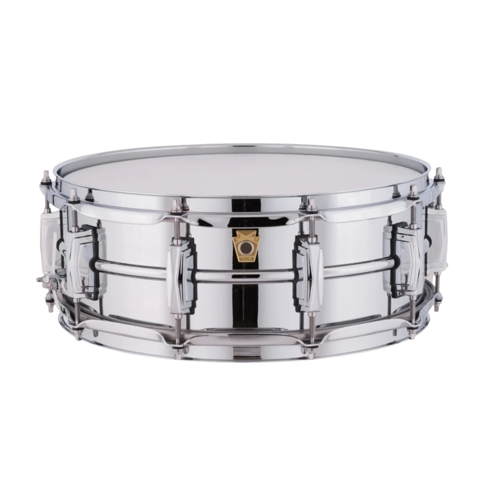 Ludwig 14” x 5” Chrome Over Brass Snare Drum LB400B