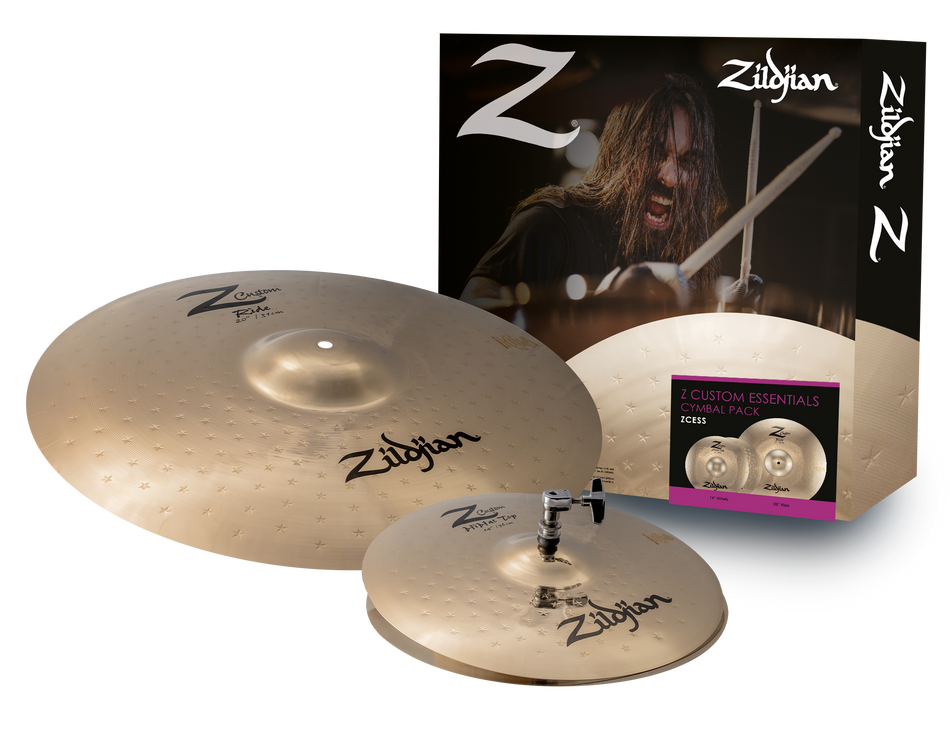 Zildjian Z Custom Standard Cymbal Set - 14" Hi Hats, 20" Ride