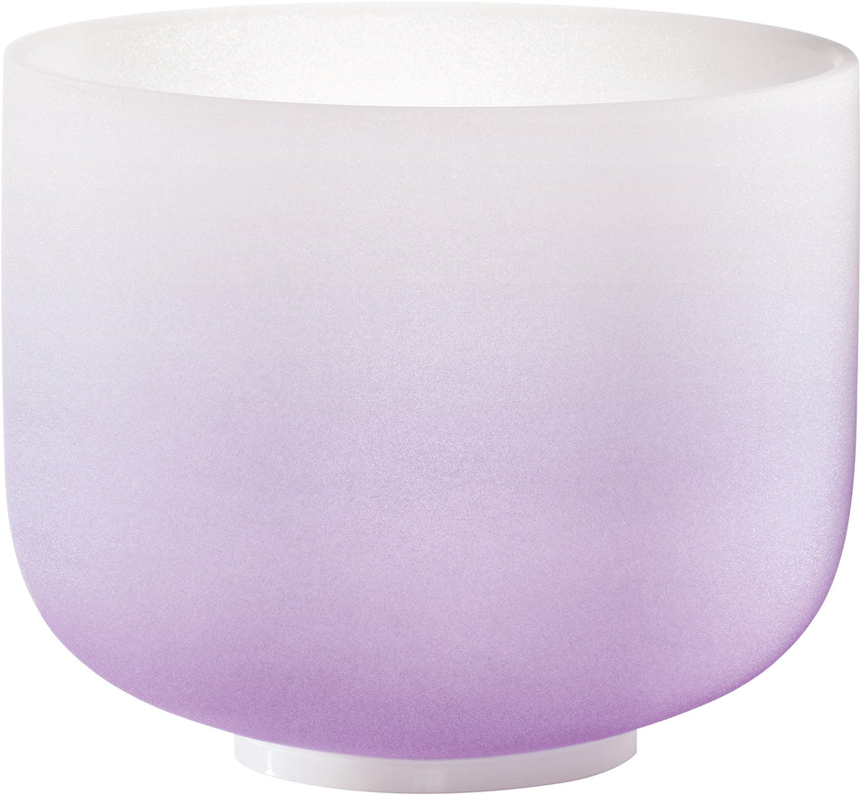 Meinl Sonic Energy Crystal Singing Bowl, Coloured, 8" / 20 cm, Note B4, Crown Chakra