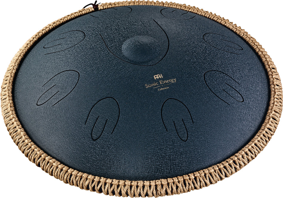 Meinl Sonic Energy Octave Steel Tongue Drum, Navy Blue, D Amara, 16" / 40 cm