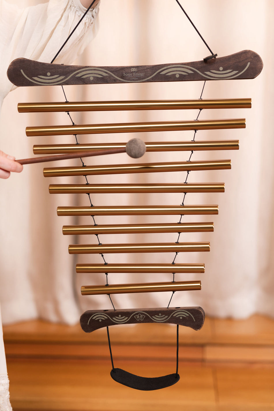Meinl Sonic Energy Meditation Flow Chime 35" 10 Notes D Major Bronze