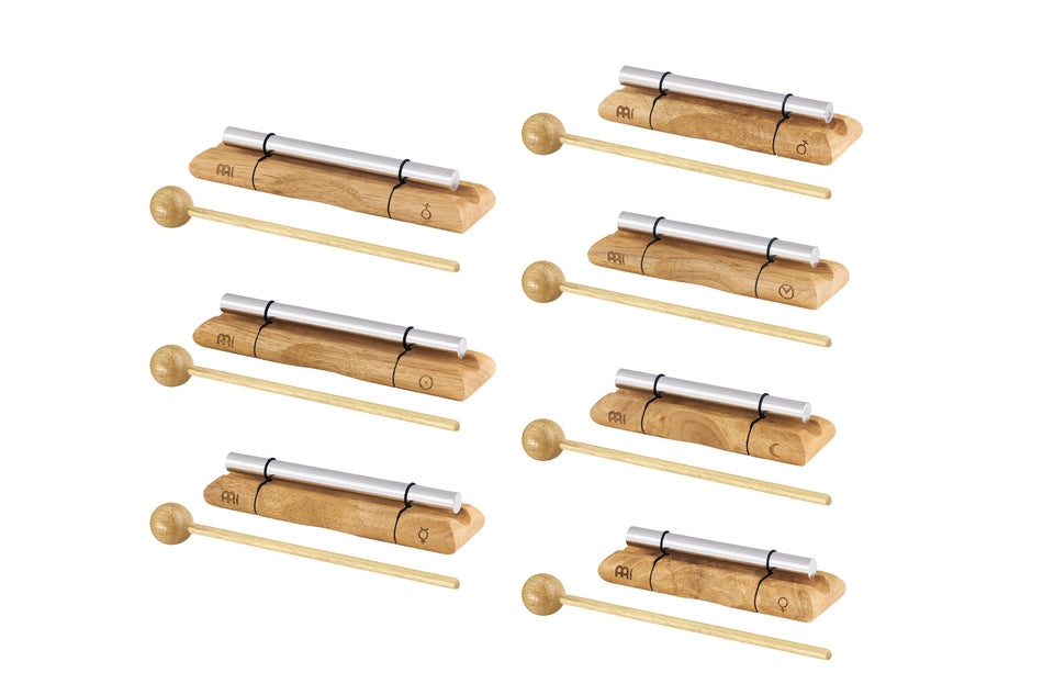Meinl Sonic Energy Planetary Tuned Energy Chime Chakra Set - 7 Energy Chimes