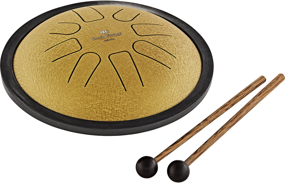 Meinl Sonic Energy Small Steel Tongue Drum C Minor, Gold / 7"/18 cm