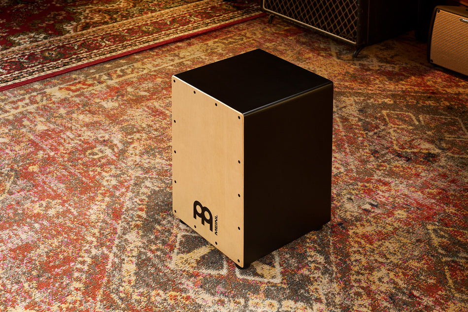Meinl MCAJ100BK-MA Headliner Series Snare Cajon Drum
