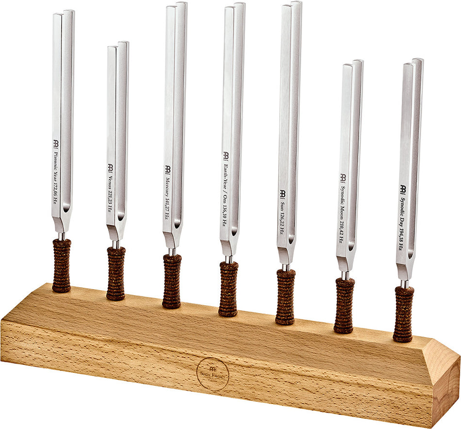 Meinl Sonic Energy Planetary Tuned Therapy Tuning Fork Chakra Set - 7 pcs