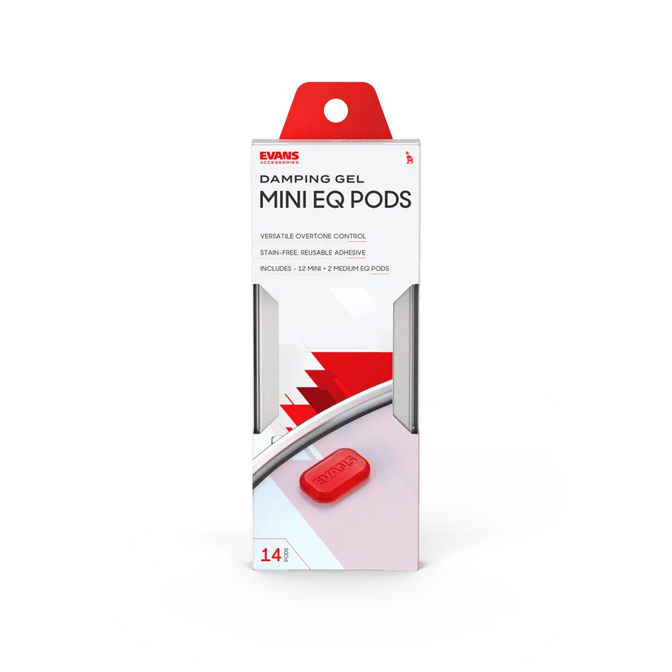 Evans Mini EQ Pods - Drum Dampener Gels, 14-Pack