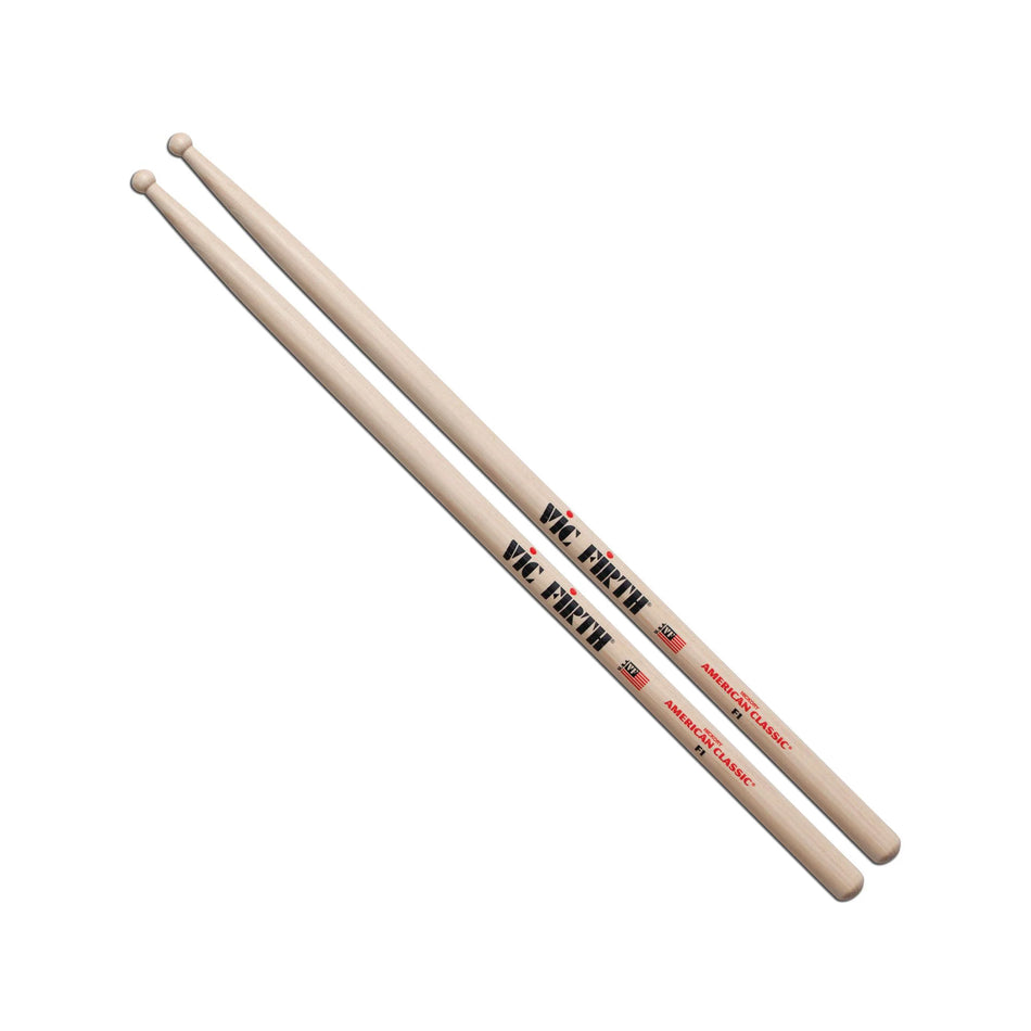 Vic Firth F1 Drumstick American Classic, Wood Tip