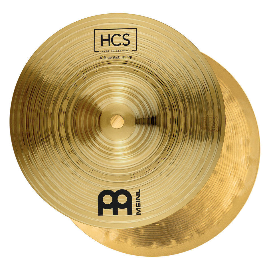Meinl Cymbals HCS Micro Stack Hats - 8" HCS8H