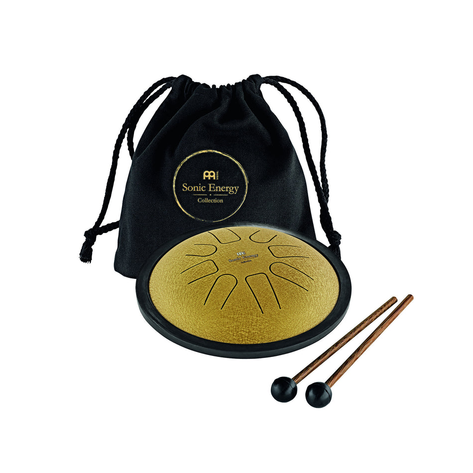 Meinl Sonic Energy Small Steel Tongue Drum C Minor, Gold / 7"/18 cm