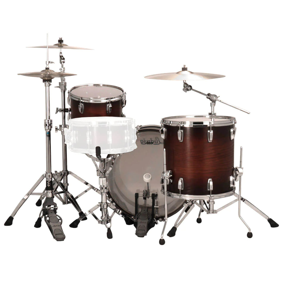 Ludwig Classic Oak 3pc Drum Set Brown Burst FAB 22/13/16