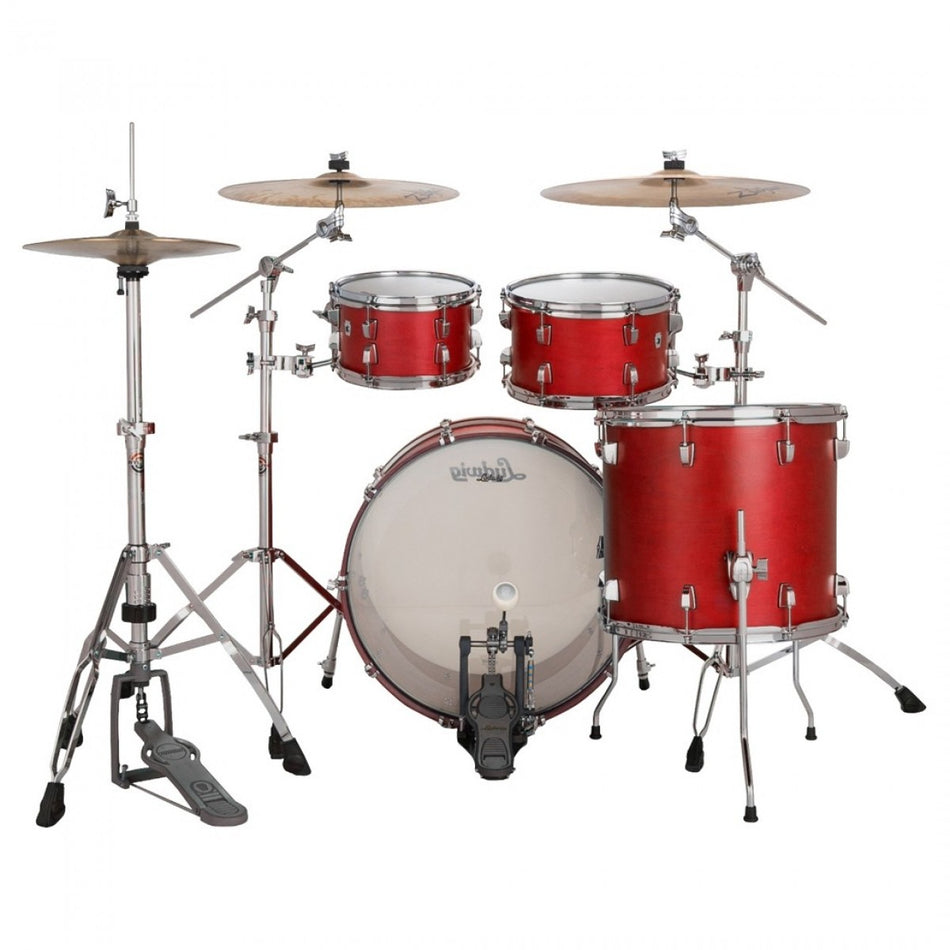 Ludwig NeuSonic Rapid Mod2 4-Piece Drum Kit (Satin Diablo Red)