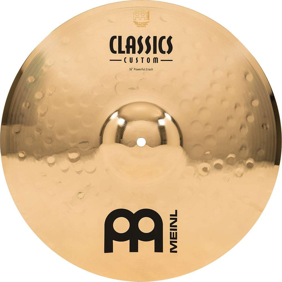 Meinl Classics Custom Brilliant 16” Powerful Crash Cymbal CC16PC-B