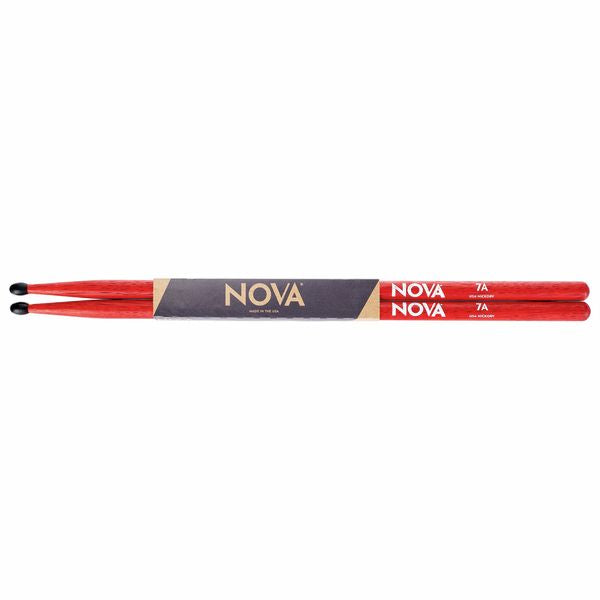 VIC FIRTH NOVA HICKORY RED 5A DRUMSTICKS – NYLON TIP NOVA+N7ANR - Into Music Store