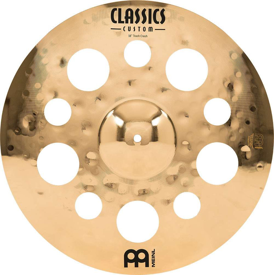 Meinl Classics Custom Brilliant 18" Trash Crash Cymbal CC18TRC-B