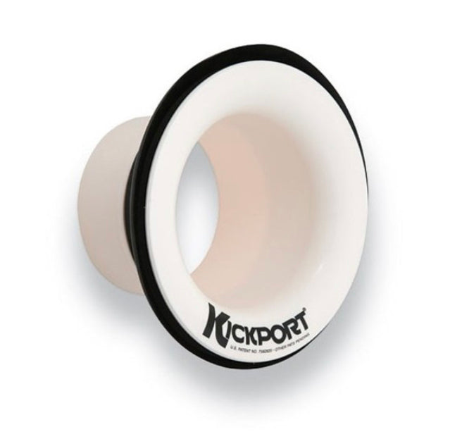 Kickport Bass Drum Sound Hole, White
