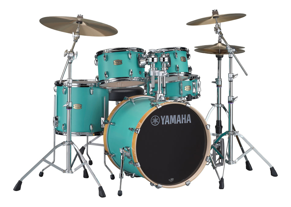 Yamaha Stage Custom Drum Kit Shell Pack - Matte Surf Green