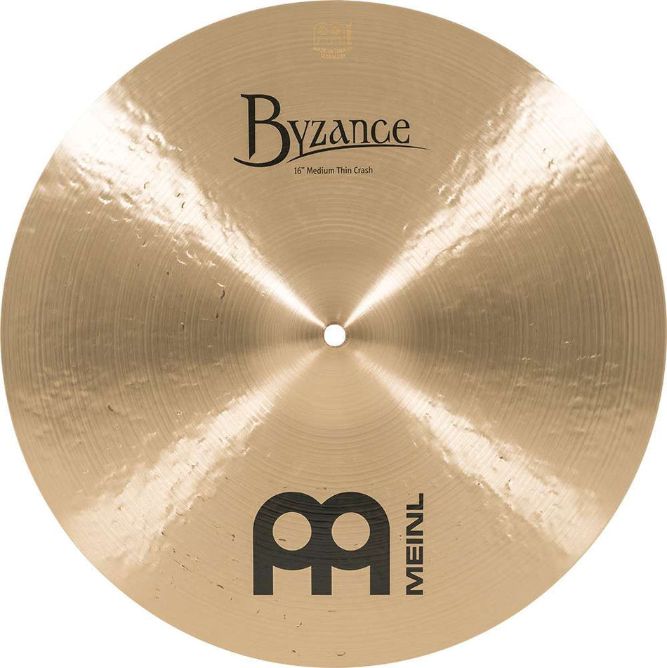 Meinl Byzance Traditional 16" Medium Thin Crash Cymbal B16MTC
