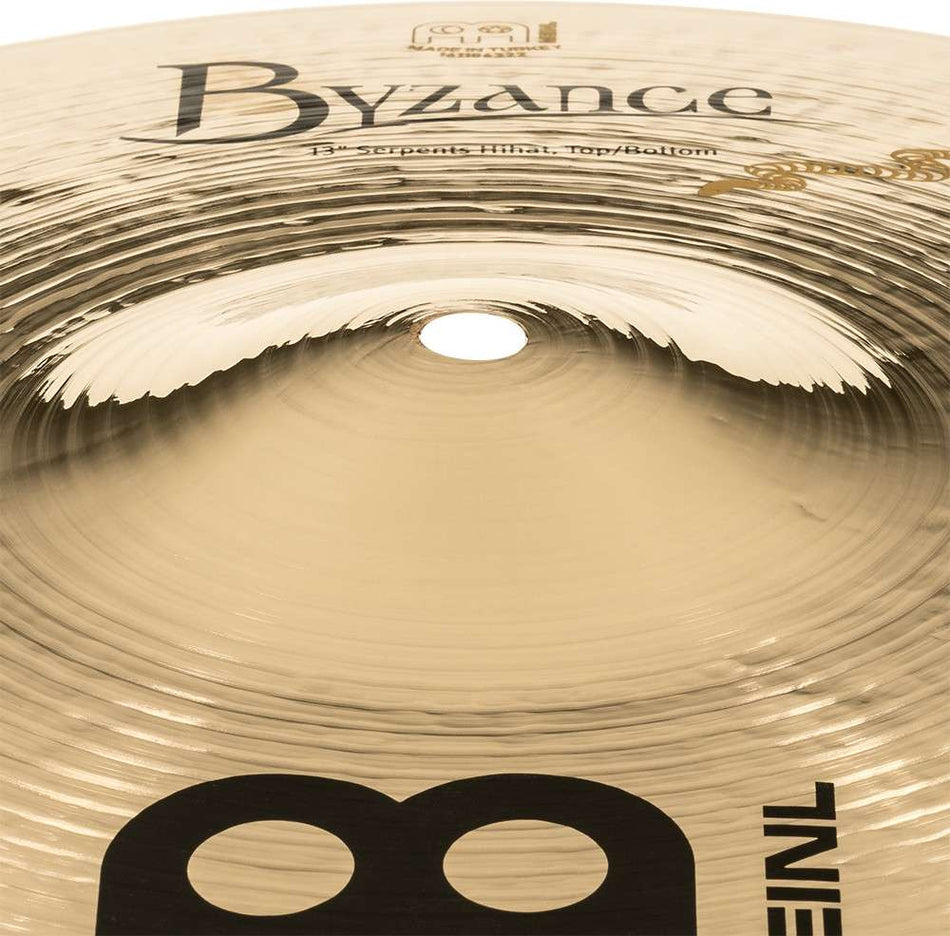 Meinl Byzance Brilliant 13” Serpents Hi Hat Cymbals B13SH-B