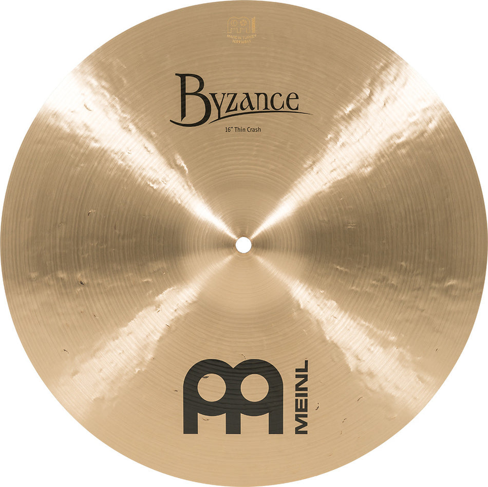 Meinl Byzance Traditional 16" Thin Crash Cymbal B16TC
